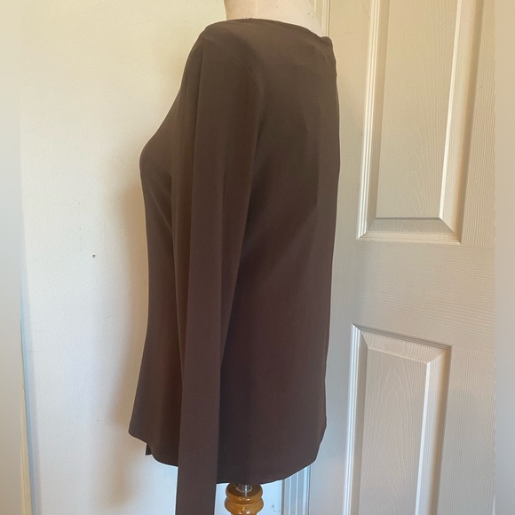 SOLD   Joseph Ribkoff Mocha Ruched Front - Picture 7 of 10